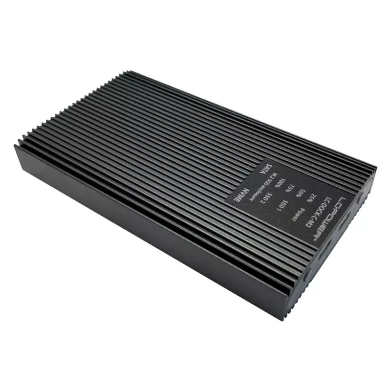 LC-Power LC-DOCK-C-M2 USB-3.2-Dockingstation für M.2-NVMe- und SATA-SSDs