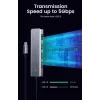 UGREEN 70336 (CM219) USB-C-auf-4x-USB-3.0-Hub, 5 Gbit/s, OTG, USB-C-Stromanschluss, 15 cm Kabel, Grau