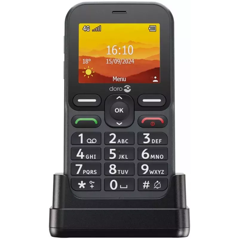 Doro Leva L10 4G Großtastenhandy, Graphit