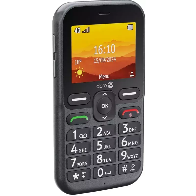 Doro Leva L10 4G Großtastenhandy, Graphit