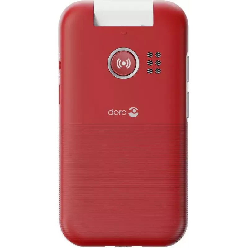 Mobiltelefon Doro Leva L20 4G, 2,8-Zoll-Bildschirm, rot-weiß