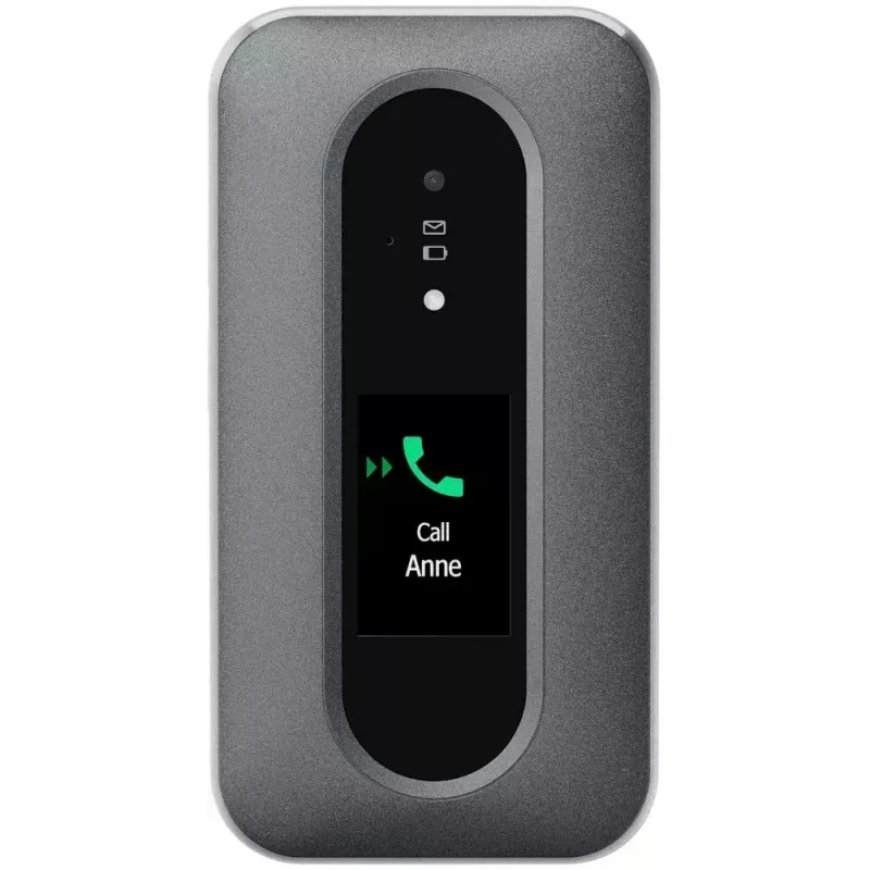 Doro Leva L30 4G Klapphandy, 2,8 Zoll, Graphit/Weiß
