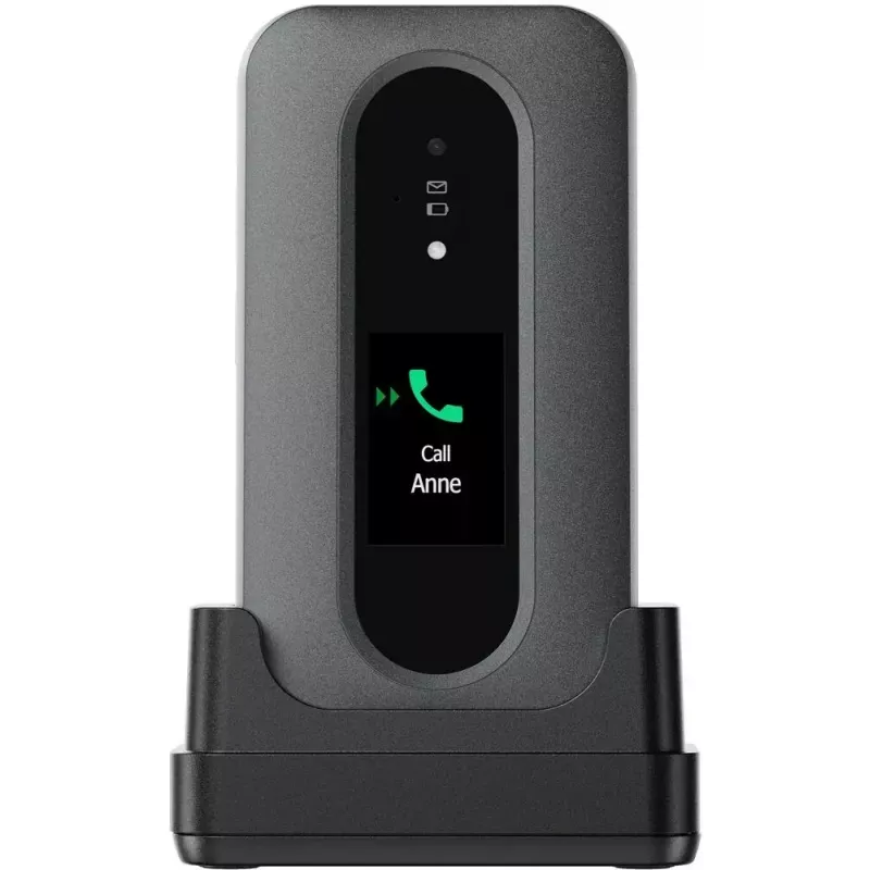 Doro Leva L30 4G Klapphandy, 2,8 Zoll, Graphit/Weiß