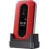 Doro Leva L30 4G Klapphandy, 2,8 Zoll, Rot/Weiß