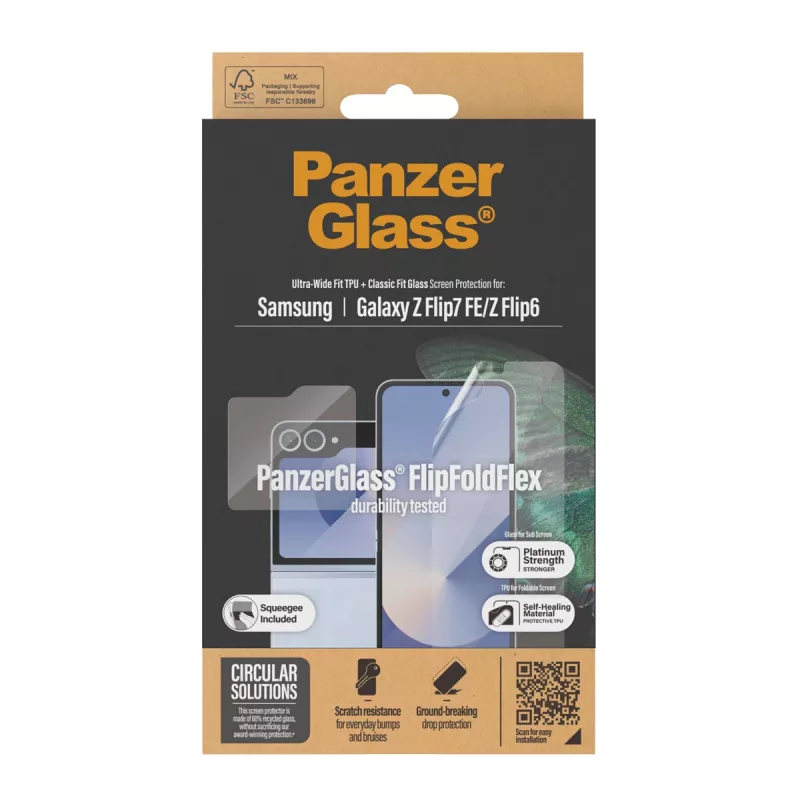 PanzerGlass ® Displayschutz Samsung Galaxy Z Flip6 | Glas & Folie