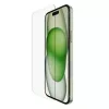 Bildschirmschutz Belkin ScreenForce für iPhone 15 Plus Stoß- und kratzfestes gehärtetes Glas