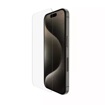 Belkin ScreenForce Displayschutzfolie für iPhone 15 Pro – stoßfest und kratzfest