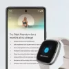 Smartwatch Fitbit Sense 2 Digital Touchscreen Schwarz