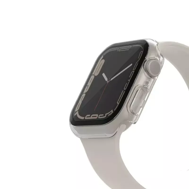 Belkin ScreenForce TemperedCurve 2-in-1 Displayschutz für Apple Watch 4-9/SE 44/45 mm, transparent