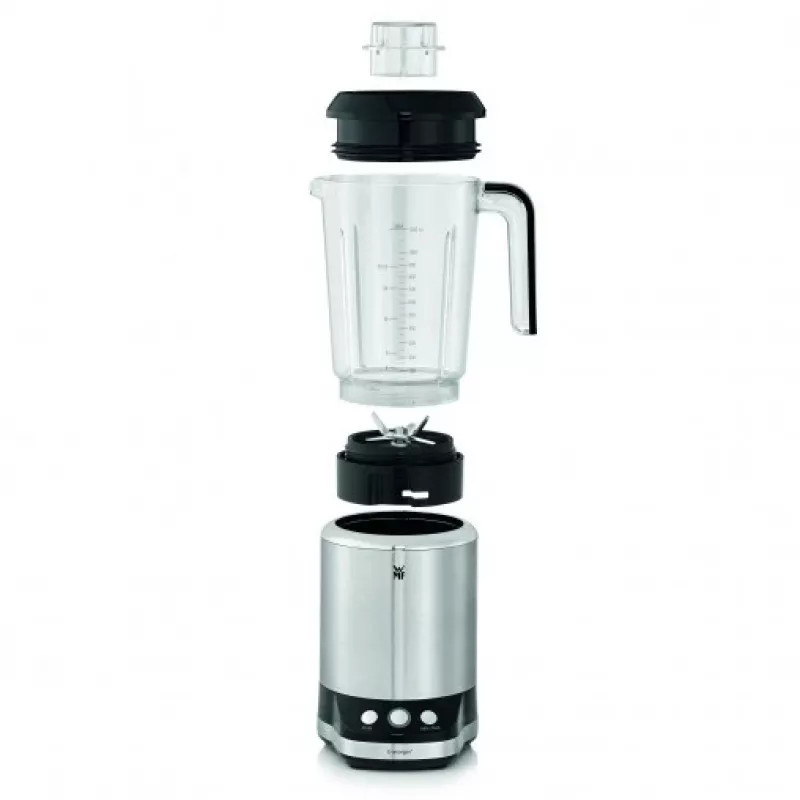 WMF Kult X 04.1652.0011 Multifunktionsmixer, 1,2 l, 900 W, Edelstahl/Schwarz