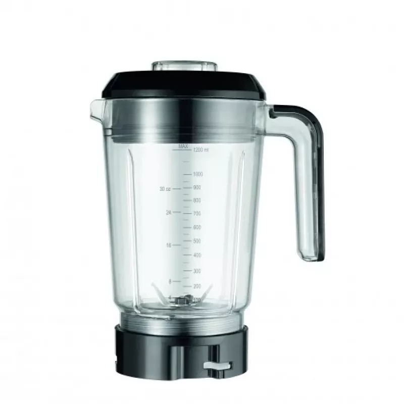 WMF Kult X 04.1652.0011 Multifunktionsmixer, 1,2 l, 900 W, Edelstahl/Schwarz