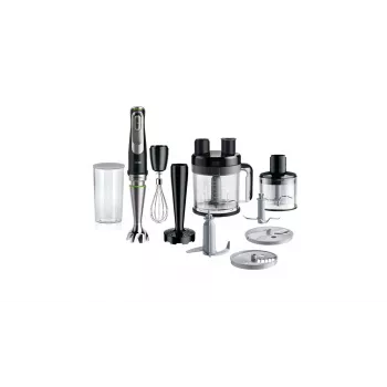 Braun MultiQuick 9 MQ 9187XLI Premium Stabmixer, 1200 W, Schwarz/gebürsteter Edelstahl