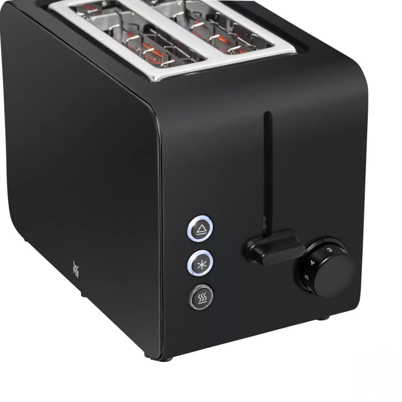 WMF Stelio 04.1421.0071 Toaster, Deep Black