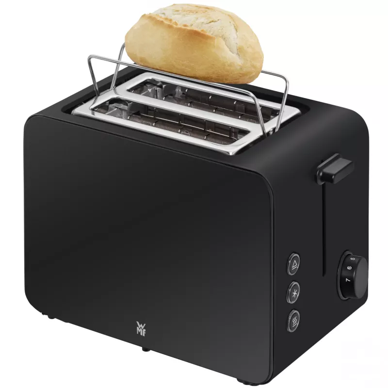 WMF Stelio 04.1421.0071 Toaster, Deep Black