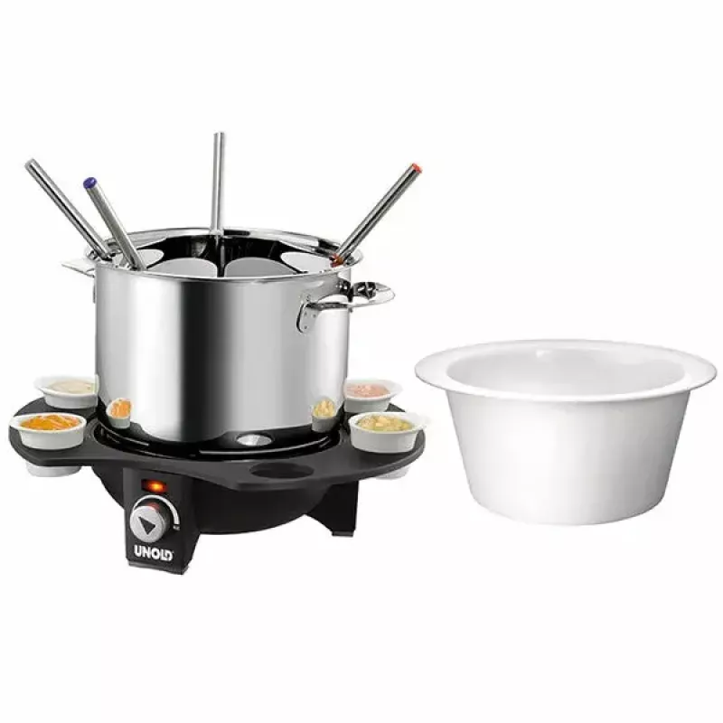 Unold 48645 Fondue Elegance elektrisches Fondue-Set