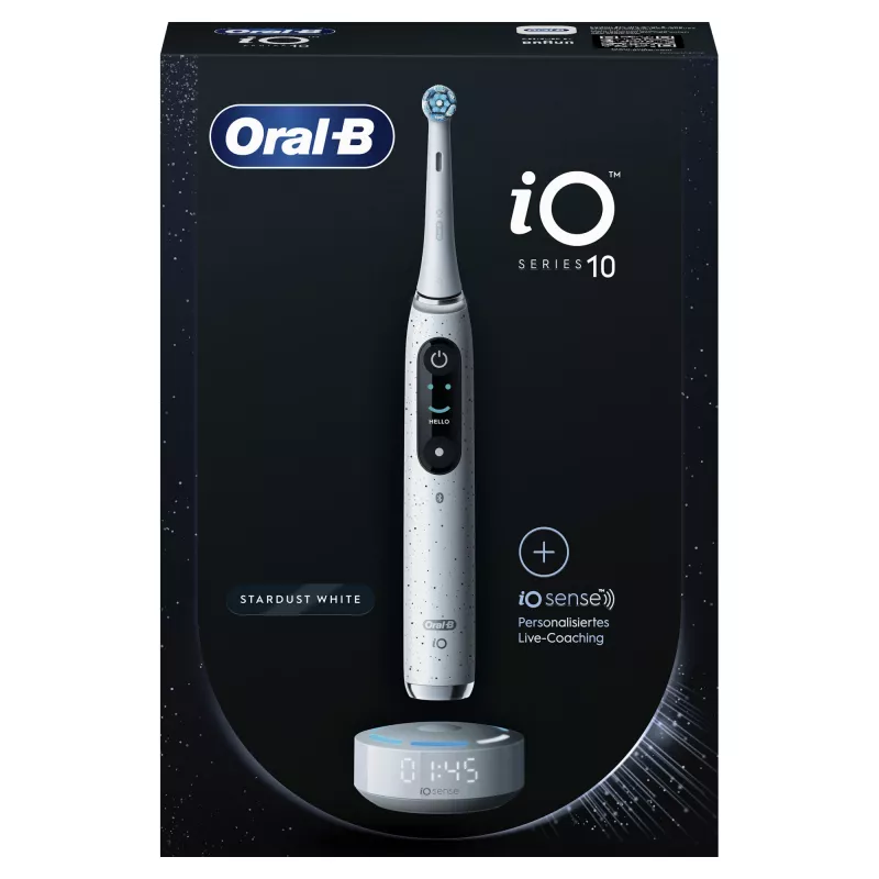 Oral-B iO Series 10 Erwachsene rotierend-oszillierende Zahnbürste Weiß