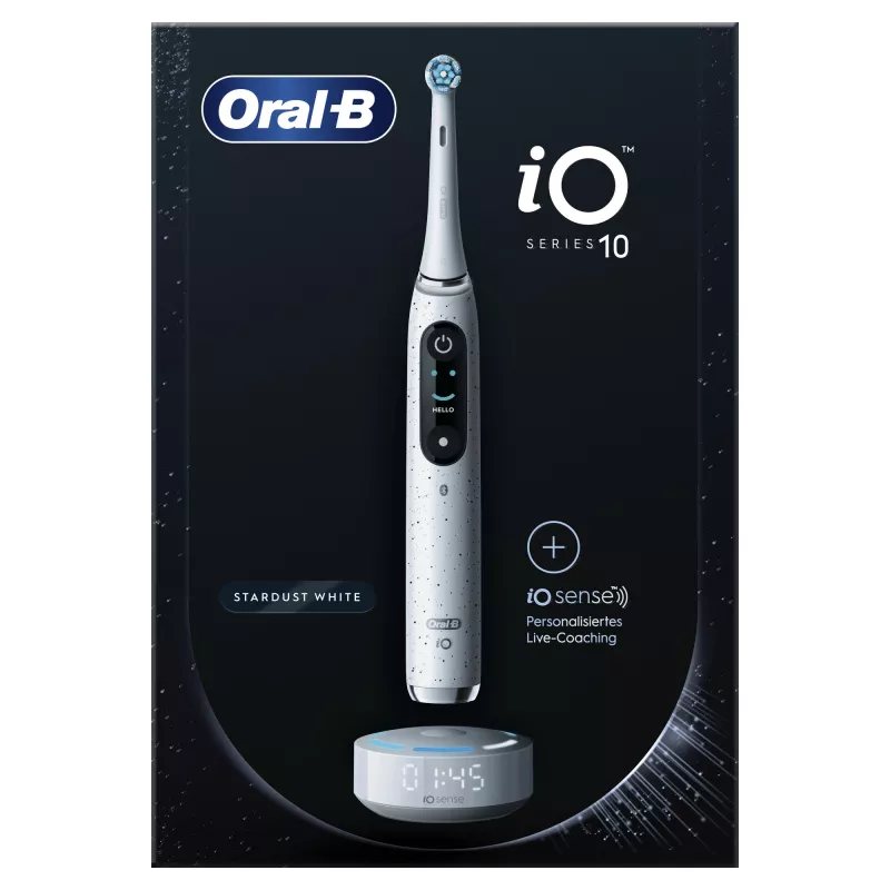 Oral-B iO Series 10 Erwachsene rotierend-oszillierende Zahnbürste Weiß