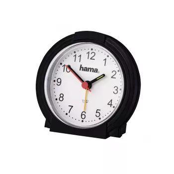 Analog Clock Hama Classic Schwarz White