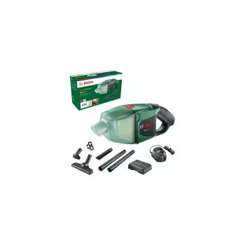 Bosch EasyVac 12 06033D0001 Akku-Handstaubsauger, 12 V, grün, mit Akku und Ladegerät