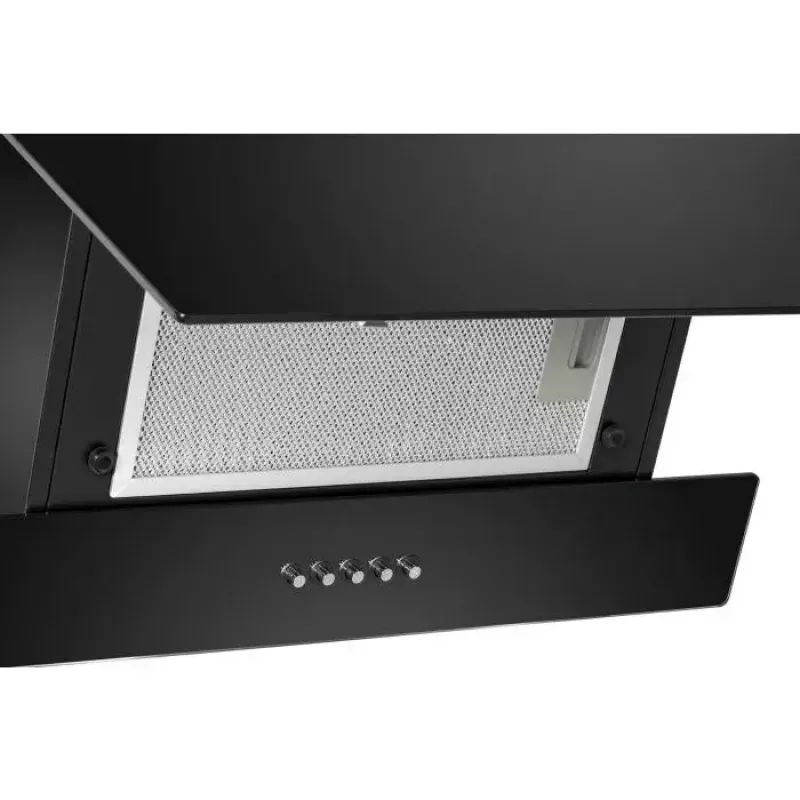 Bomann DU 7607 G Wandhaube, 60 cm, 302 m³/h, 68 dB, Aluminiumfilter, LED, Abluft/Umluft, Schwarz