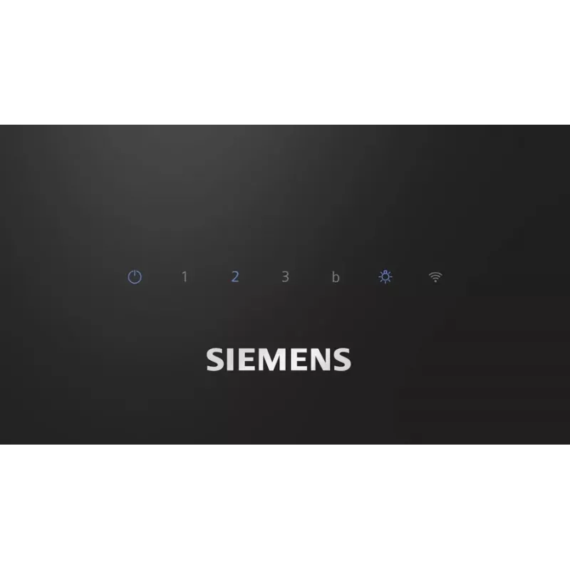 Siemens iQ300 LC87KFN60 Wand-Dunstabzugshaube, schräg, 80 cm, Home Connect, 56 dB, Energieklasse A+, LED, schwarz