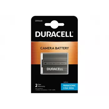 Kameraakku Duracell DR9668, Lithium-Ionen, 750 mAh, 35x44x18 mm