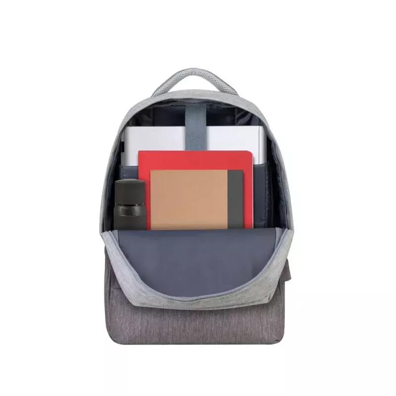 Rivacase 7562 Prater Diebstahlschutz-Laptop-Rucksack 15,6 Zoll (39,6 cm), Grau/Mocha