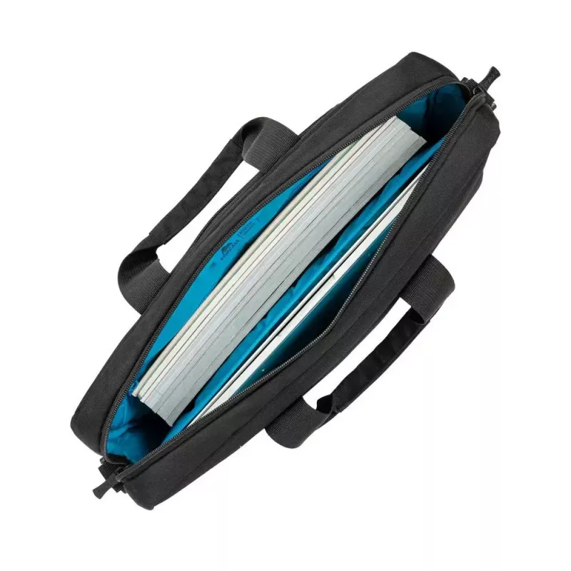 Rivacase 7521 Alpendorf ECO Laptoptasche 13,3–14 Zoll (35,6 cm), Canvas, Schwarz