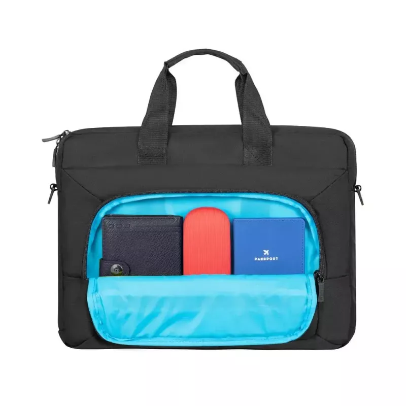 Rivacase 7521 Alpendorf ECO Laptoptasche 13,3–14 Zoll (35,6 cm), Canvas, Schwarz