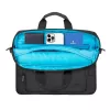 Rivacase 7521 Alpendorf ECO Laptoptasche 13,3–14 Zoll (35,6 cm), Canvas, Schwarz