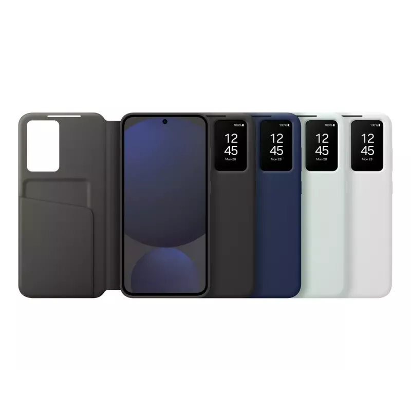 Samsung EF-ZS721CWEGWW Smart View Wallet Case für Galaxy S24 FE, Weiß