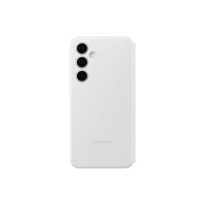Samsung EF-ZS721CWEGWW Smart View Wallet Case für Galaxy S24 FE, Weiß