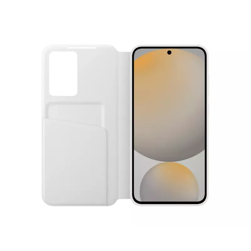 Samsung EF-ZS721CWEGWW Smart View Wallet Case für Galaxy S24 FE, Weiß