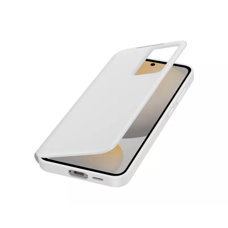 Samsung EF-ZS721CWEGWW Smart View Wallet Case für Galaxy S24 FE, Weiß