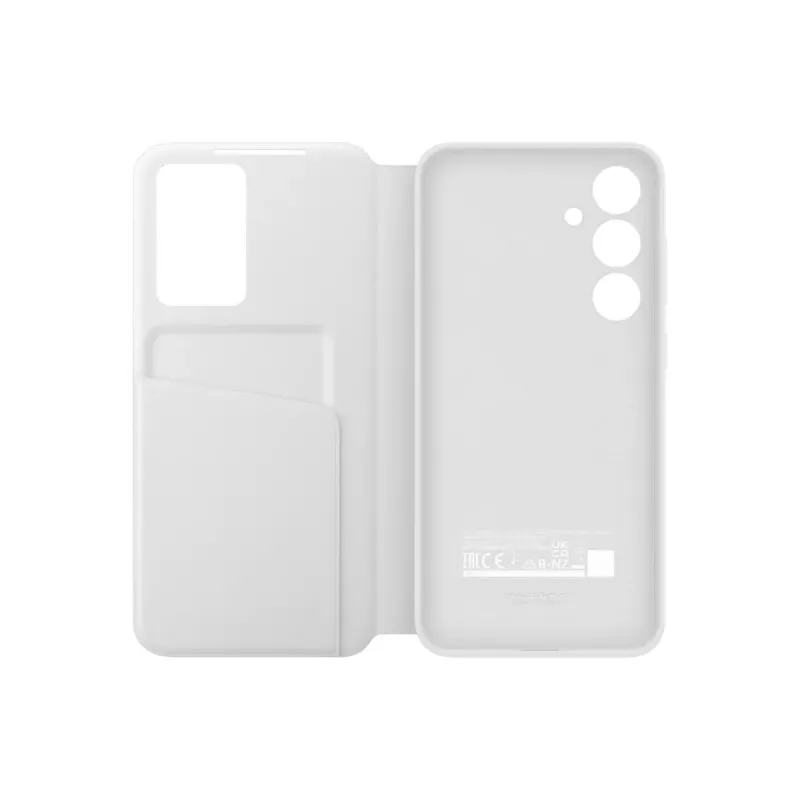 Samsung EF-ZS721CWEGWW Smart View Wallet Case für Galaxy S24 FE, Weiß