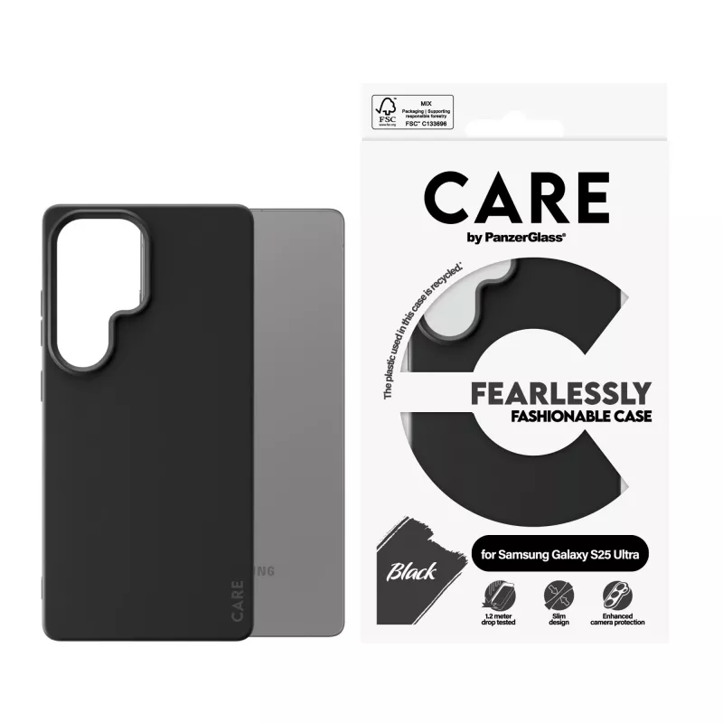 PanzerGlass CARE™ by ® Case Schwarz Samsung Galaxy S25 Ultra