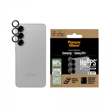 PanzerGlass ® Hoops® Kamera-Objektivschutz Schwarz Samsung Galaxy S25+