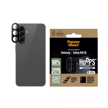 PanzerGlass Hoops Transparent Kameralinsen-Schutz Samsung Galaxy A56 5G Kratzfest Stoßfest