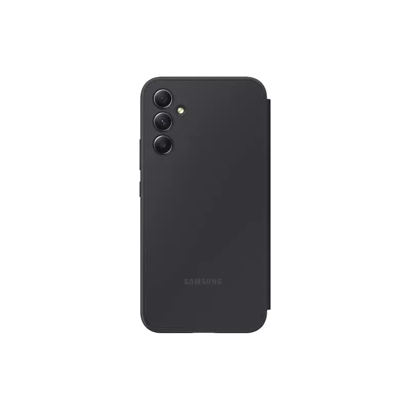 Samsung EF-ZA346CBEGWW Smart View Wallet Case Flip-Hülle für Galaxy A34 5G, Schwarz