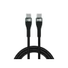 Conceptronic ETTA01B12 USB-C-C PD 3.0 100W Schnellladekabel 1,2 m, 20V 5A, 480 Mbit/s, E-Mark