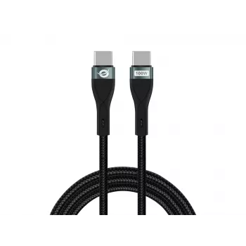 Conceptronic ETTA01B12 USB-C-C PD 3.0 100W Schnellladekabel 1,2 m, 20V 5A, 480 Mbit/s, E-Mark