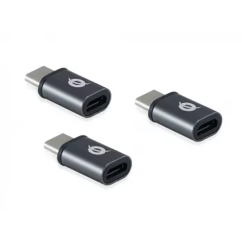 Conceptronic DONN USB-C auf Micro USB OTG Adapter 3er-Pack