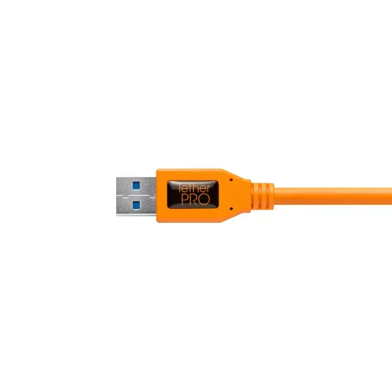 USB-Kabel Tether Tools CU5454 4,6 m USB 3.2 Gen 1 Micro-USB B Orange