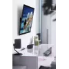 Reflecta 23141 PLANO Slim 60-6040T TV-Wandhalterung für 81-153 cm (32-60 Zoll) Bildschirme, Schwarz