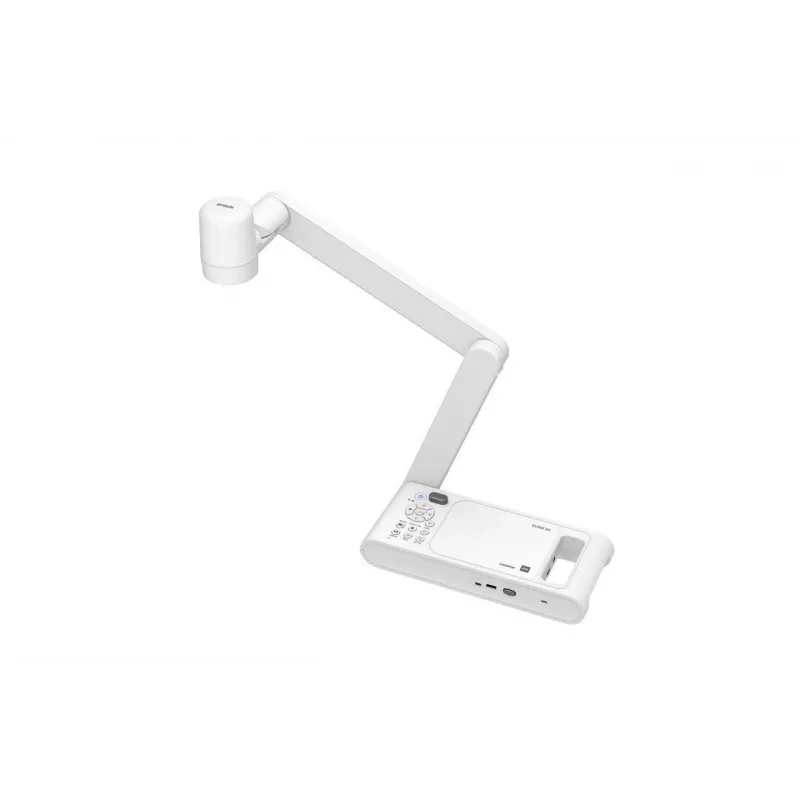 Epson ELPDC30 V12HB09080 Dokumentenkamera, 4K UHD (3840 x 2160), 13 MP, 23x digitaler / 10x optischer Zoom, CMOS, HDMI/USB/WLAN, Weiß