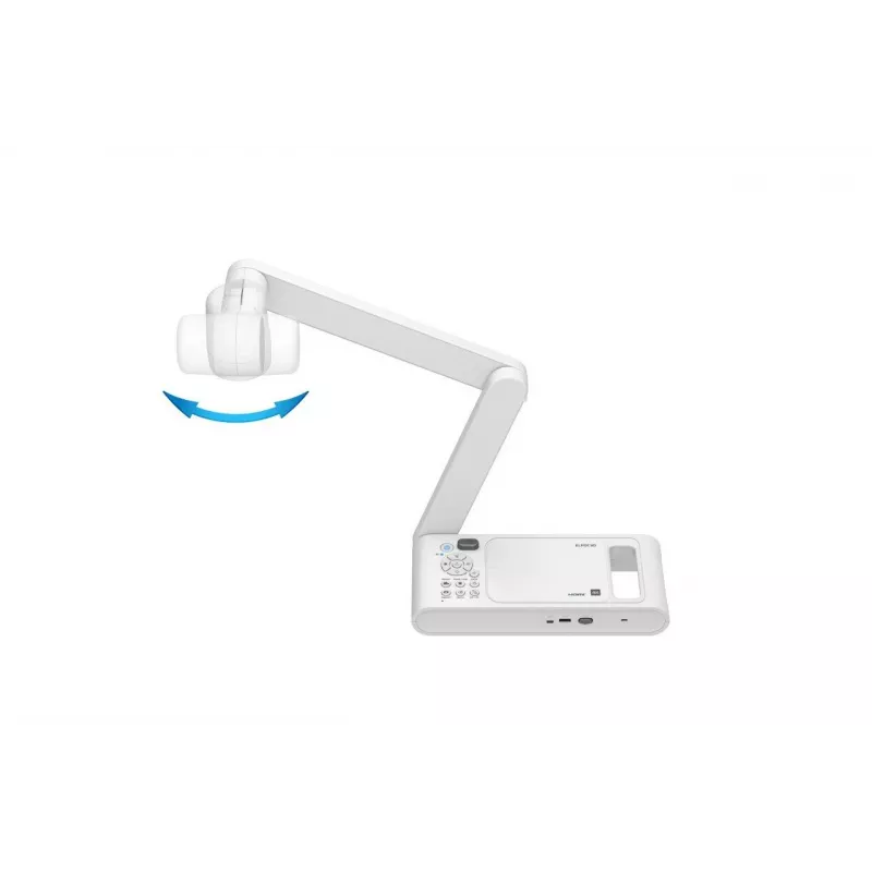 Epson ELPDC30 V12HB09080 Dokumentenkamera, 4K UHD (3840 x 2160), 13 MP, 23x digitaler / 10x optischer Zoom, CMOS, HDMI/USB/WLAN, Weiß