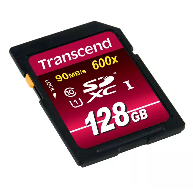 Flash-Speicher Transcend 128 GB SDXC UHS-I 600x TS128GSDXC10U1