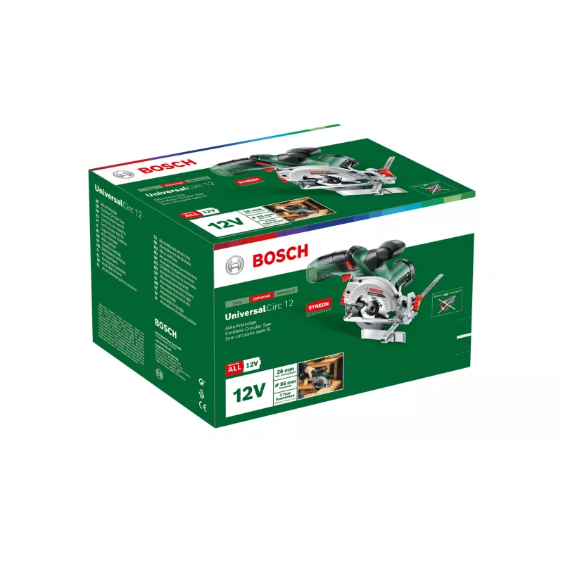 Bosch UniversalCirc 12 06033C7003 Akku-Kreissäge, 85 mm, 12 V, ohne Akku