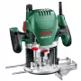 Bosch POF 1400 ACE 060326C800 Oberfräse, 1400 W, Spannzange 6/6,35/8 mm, mit Koffer, Grün/Schwarz