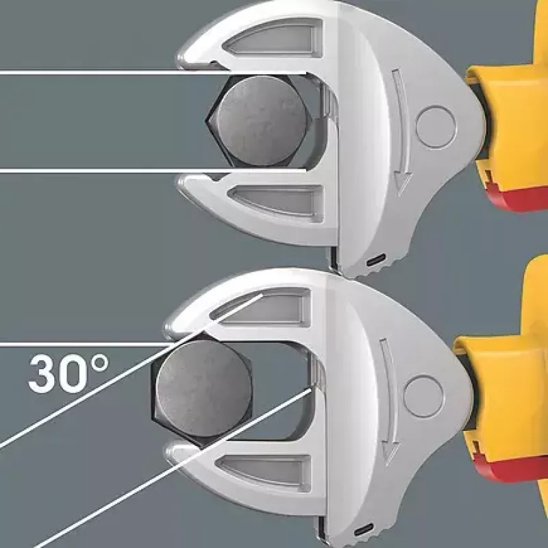 Wera 6004 Joker VDE 4 Set 1 isolierter Maulschlüssel-Satz